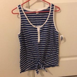 striped tank top